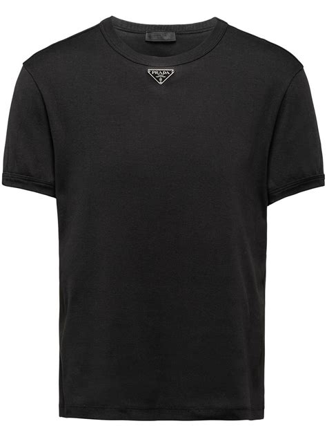 mens black prada t shirt|prada t shirt men's sale.